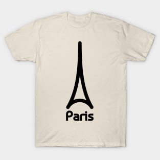Eiffel Tower Paris Design T-Shirt